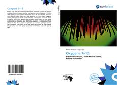 Oxygene 7–13 kitap kapağı