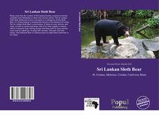 Sri Lankan Sloth Bear的封面