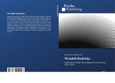 Wendell Rodricks的封面