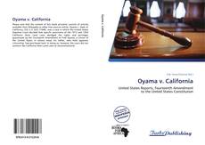 Capa do livro de Oyama v. California 