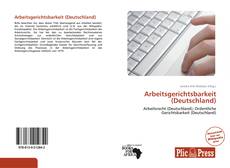 Capa do livro de Arbeitsgerichtsbarkeit (Deutschland) 