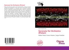 Portada del libro de Serenata for Orchestra (Piston)