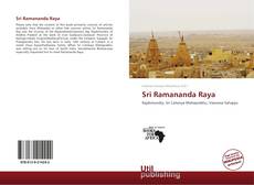 Portada del libro de Sri Ramananda Raya