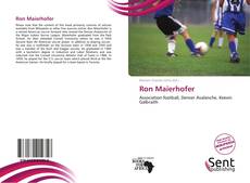 Ron Maierhofer kitap kapağı