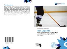 Portada del libro de Ron Lapointe