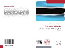 Capa do livro de Seretse Khama 