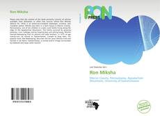 Capa do livro de Ron Miksha 