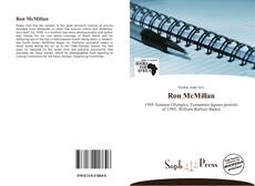 Portada del libro de Ron McMillan