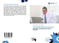 Bookcover of Arbeitskraftunternehmer