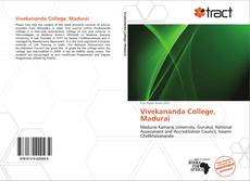 Bookcover of Vivekananda College, Madurai