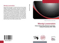 Couverture de Wendy Lowenstein