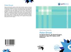 Portada del libro de Peter Drozd