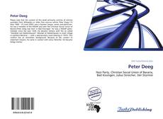 Bookcover of Peter Deeg