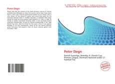 Capa do livro de Peter Degn 