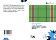 Portada del libro de Vivia Thomas