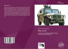 Portada del libro de OA vz. 27