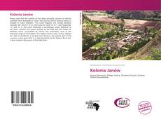 Portada del libro de Kolonia Janów