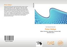 Copertina di Peter Debye