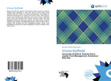 Portada del libro de Vivien Duffield