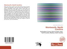 Capa do livro de Wentworth, North Carolina 