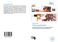 Capa do livro de Arbitragefreiheit 