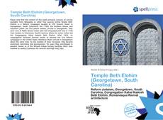 Bookcover of Temple Beth Elohim (Georgetown, South Carolina)