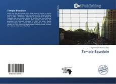 Buchcover von Temple Bowdoin