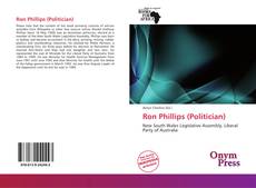 Portada del libro de Ron Phillips (Politician)