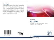 Couverture de Ron Siegel