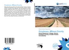 Bookcover of Grzybowo, Mława County