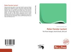 Capa do livro de Peter Forster (actor) 