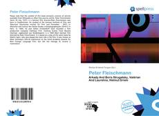 Peter Fleischmann kitap kapağı