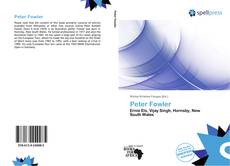 Portada del libro de Peter Fowler