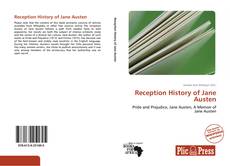 Couverture de Reception History of Jane Austen