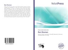 Buchcover von Ron Shuman