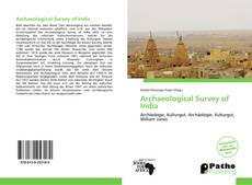 Borítókép a  Archaeological Survey of India - hoz