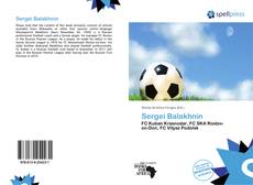 Bookcover of Sergei Balakhnin