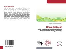 Buchcover von Rona Ambrose