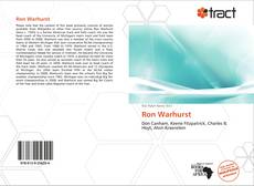 Portada del libro de Ron Warhurst