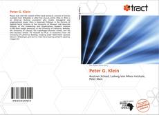 Portada del libro de Peter G. Klein