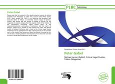 Buchcover von Peter Gabel