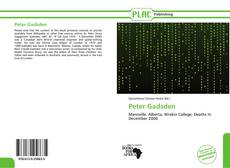 Capa do livro de Peter Gadsden 