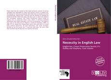 Capa do livro de Necessity in English Law 