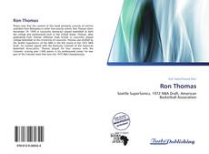 Capa do livro de Ron Thomas 