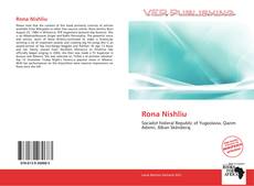 Capa do livro de Rona Nishliu 