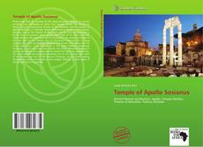 Capa do livro de Temple of Apollo Sosianus 