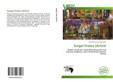 Portada del libro de Sergei Frolov (Artist)