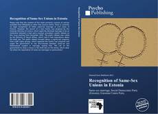 Couverture de Recognition of Same-Sex Unions in Estonia