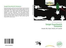 Portada del libro de Sergei Gavrilovich Simonov