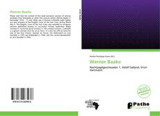 Bookcover of Werner Baake